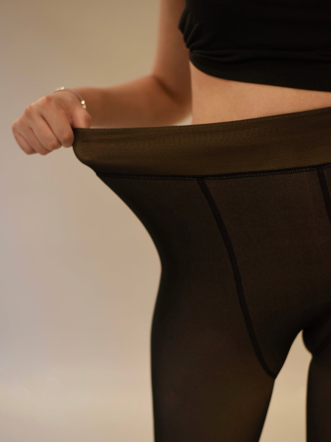 Winter fleece leggings